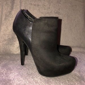 Black ankle boots